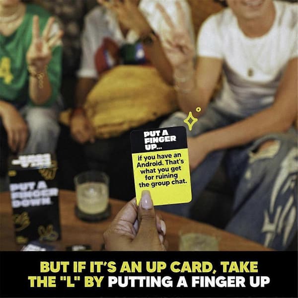 Put A Finger Down - The Viral Game Everyone's Talking About - Fun Card Game for Adults & Ideas