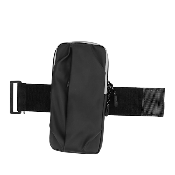 Sport Fitness Löpararmväska Löpning Mobiltelefon Armväska Vattentät PU Fitness Armband Svart