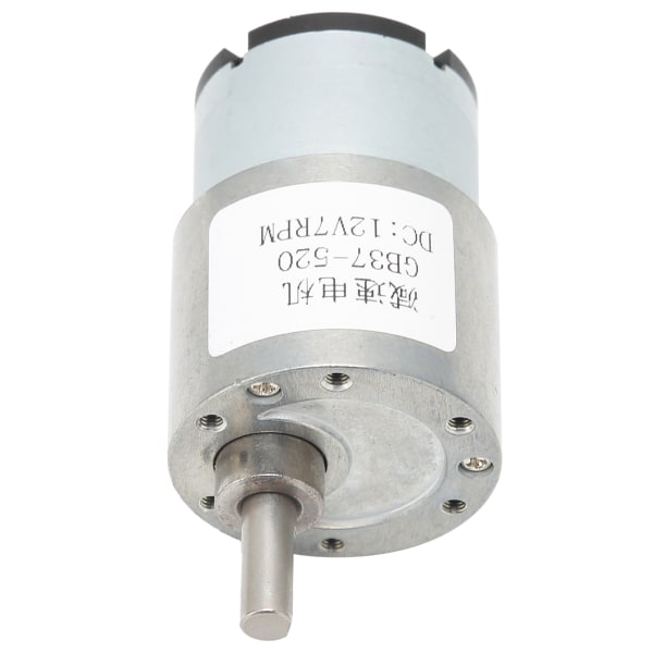 DC12V gearmotor mikrohastighedsreduktion transmissionsmaskineri tilbehør 7RPM GB37‑520