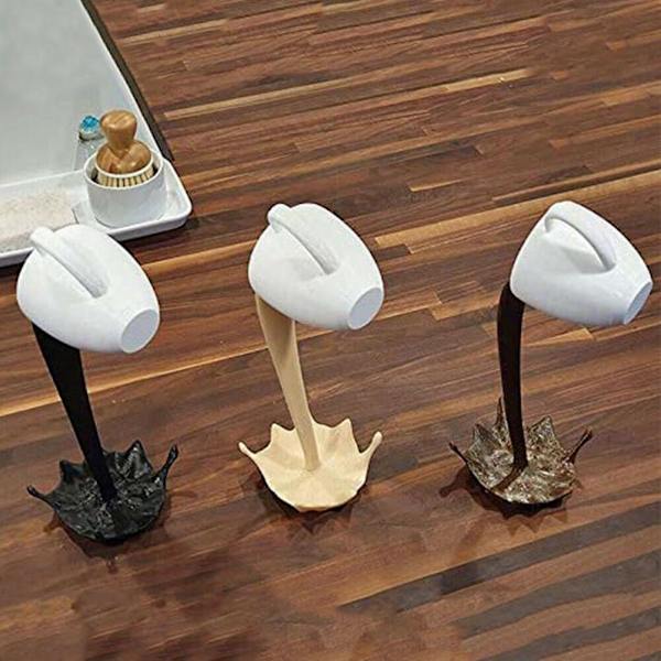Nyhet Flytende Kaffe Kopp Skulptur Resing Kaffe Kopp Flytende Søl Kaffe Kopp Skulptur for Hjemme Skrivebord Ornamenter Dekor