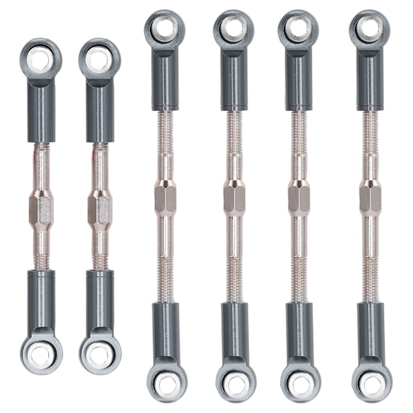 RC Metalltrekkstang Servo Lenke Linkages Tie Rod for WLtoys 144001 124018 124019 1/14 RC BilTitanium