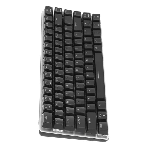 Mekanisk Gaming Tastatur AK33 Blå Switch 5-leder Kabel 82 Taster Sølv Sort RGB Edition Computerudstyr Lineær Handling