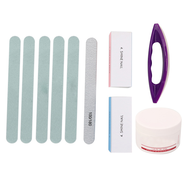 Kantfil Kit Manikyr Pedikyr Poleringsblock Nagelkonst Nagelvård Tillbehör Set 5st/set