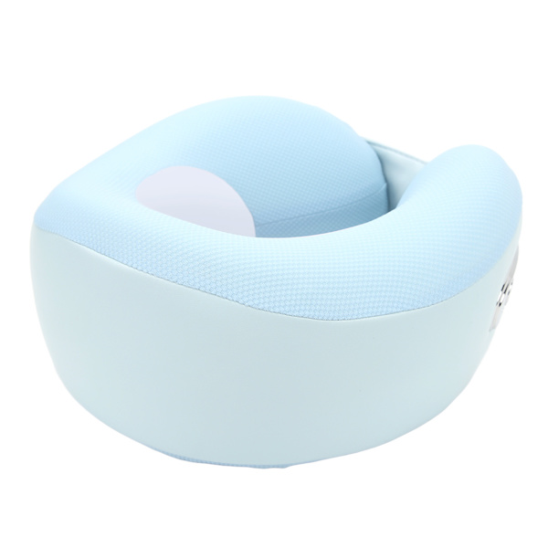 Rejse nakkemassager pude memory skum 4 tilstande varm komprimering trådløs U-formet intelligent stemme nakkestøttepude