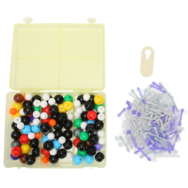 Kemi Molecular Model Kit PP Balls H C O N S Cl Br P I Box Packed Molecular Structure Model for School Education