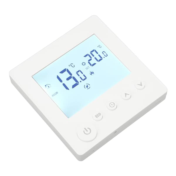Gulvvarmetermostat Kontrollpanel LCD-skjerm 90V-240V for hjemmet