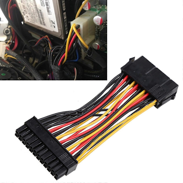 CPU Strömkabel Adapter (5,5 tum) 20-pin Hona Till 24-pin Hane Kontakt