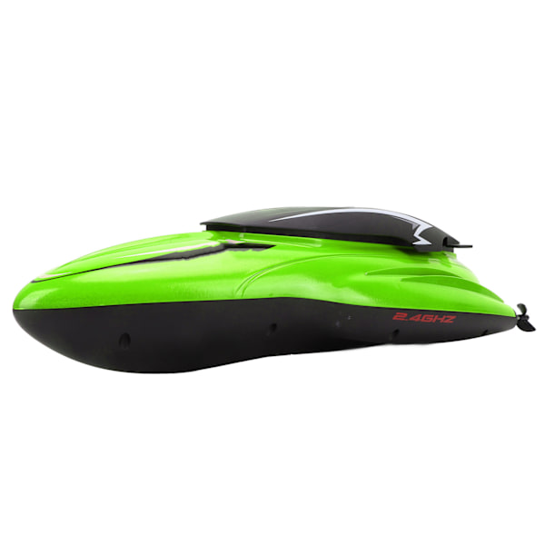 RC-båt Snabb Fjärrkontroll 2.4GHZ 2 Propeller Hög Hästkraft Modell Leksak för Vuxna Barn Grön