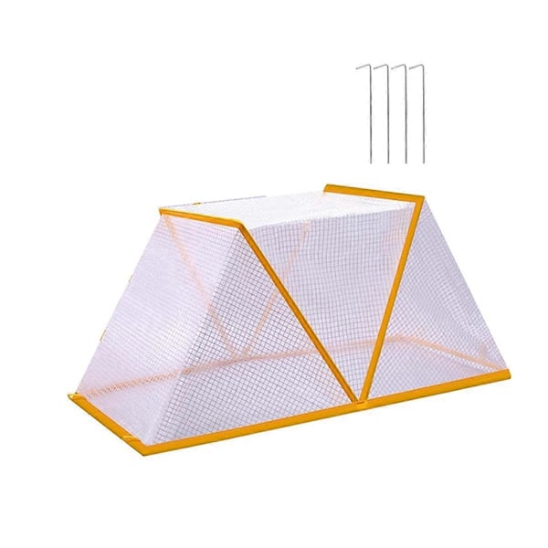 80 x 34 x 35 cm Drivhus Tunnel Plantebeskyttelse Hvid