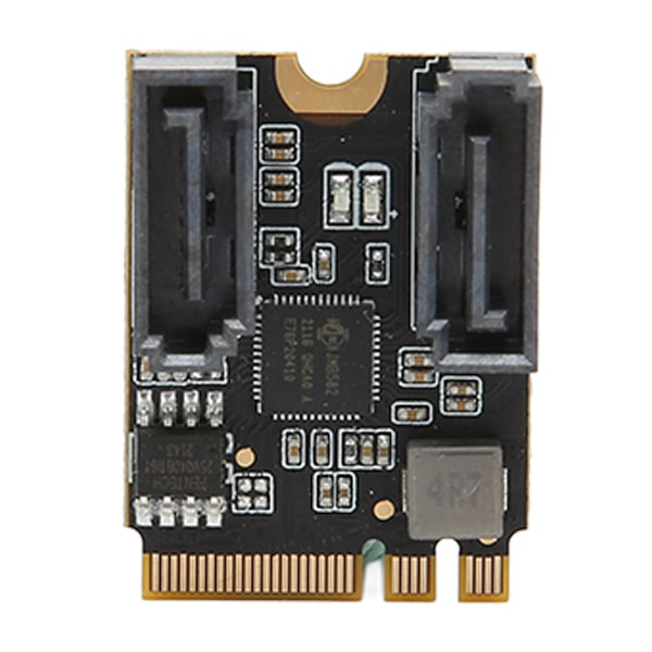 M.2 til 2 porte SATA3.0 6Gbps JMB582 Chip M.2 til 2 porte SATA3.0 udvidelseskort til computer til Windows