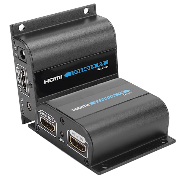 HD til RJ45 enkelt netkabel 60M infrarød IR loop output extender LKV372Pro 100-220V forsyningsspænding EU-stik