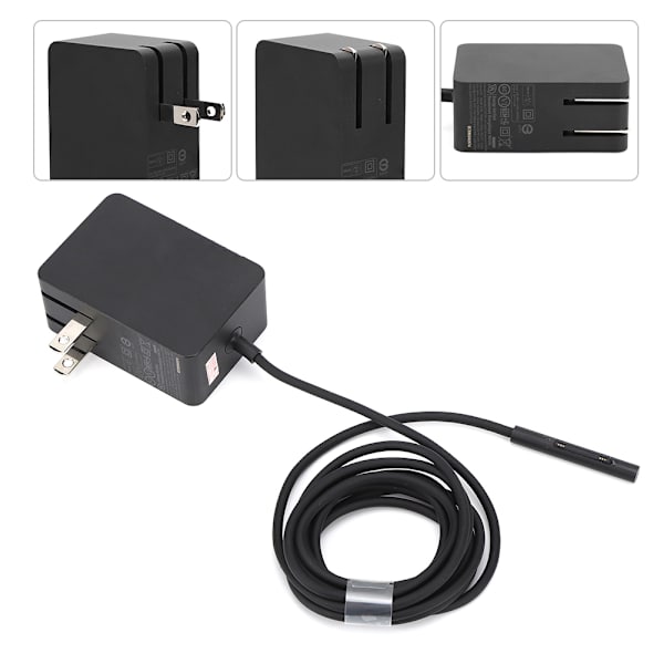 Strømadapter til bærbar computer, tilbehør, passer til Microsoft 24W 16V 1.5A US-stik 100-240V
