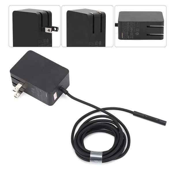 Strømadapter til bærbar PC-tilbehør, passer til Microsoft 24W 16V 1.5A US-plugg 100-240V