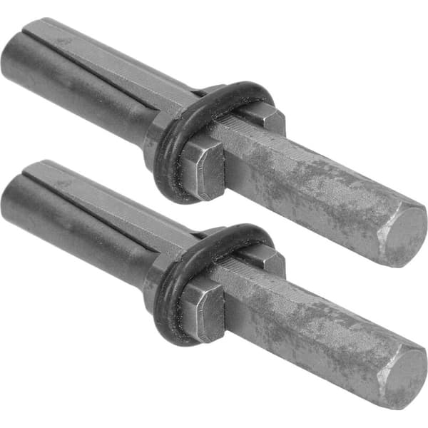 2 stykker kraftig 14 mm sten- og klippesplittekile, højhastighedsstål splitteværktøj