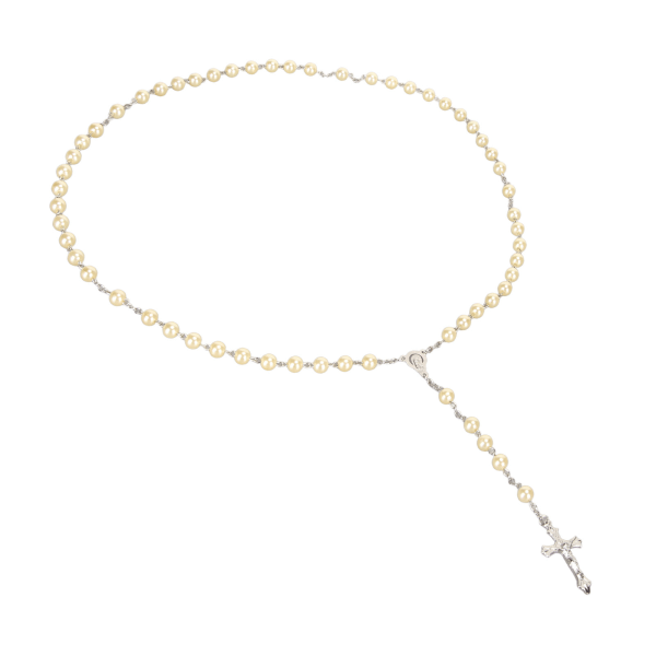 Cross rosenkrans halskæde Cool fashionable akryl perler katolske halskæde til mænd kvinder