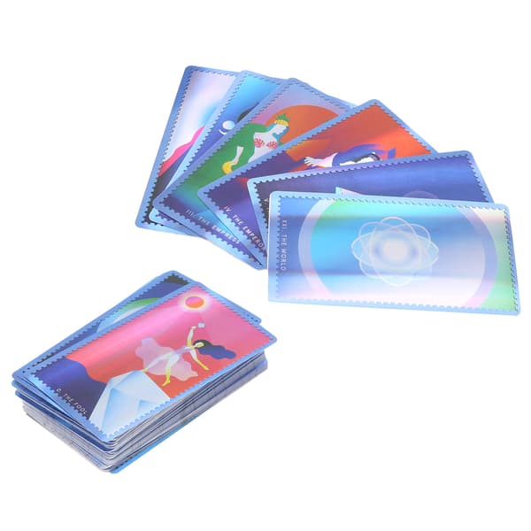 Mystic Monday Tarotkort Hologram Papper Engelsk Version Ödesdivination Brädspel
