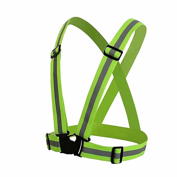 Høy Synlighet Refleksvest for Løping Sykling Hiking Jogging Hundesporing Justerbar Sikkerhetsutstyr 1 Pakke