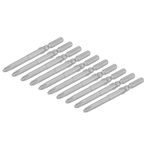 10 stk. 4,5 mm magnetiske skrutrekkerbits med krysshode, elektrisk skrutrekker tilbehør
