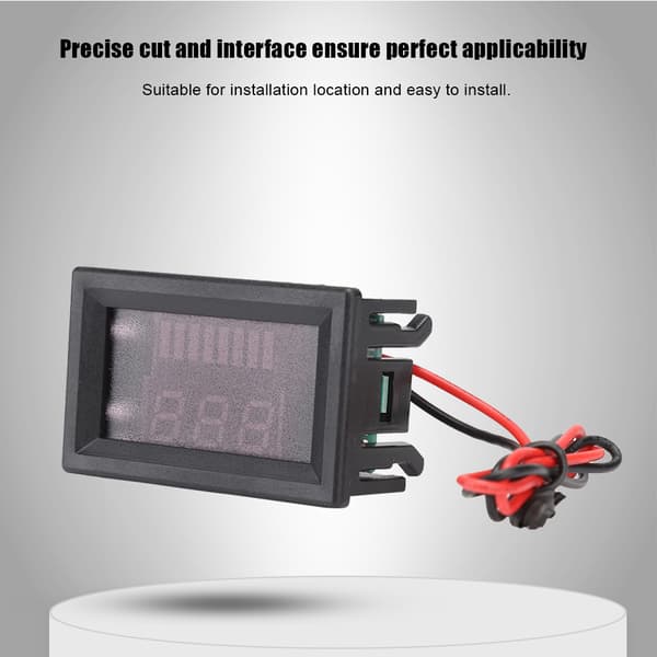 DC Digitalt Elektrisk Udstyr Spændingsmåler Display Lithium Batteri Voltmeter 12V-60V (Blå)