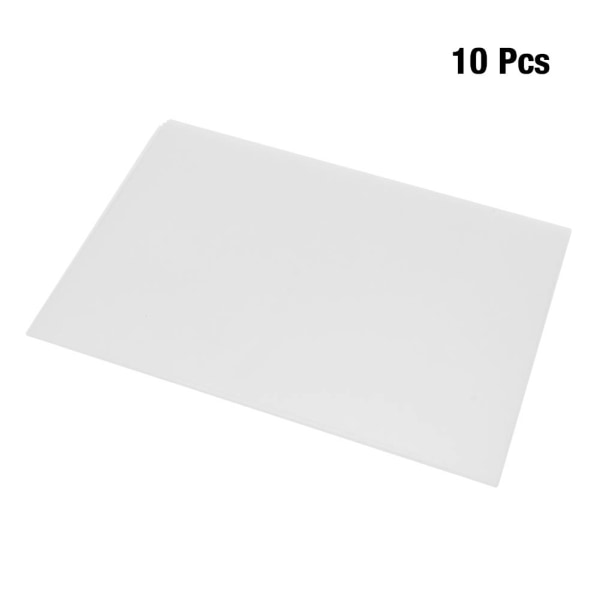 Fargeblyant håndmalt DIY tilpassede materialer (0,3 mm transparent uten sliping 20*29 cm)