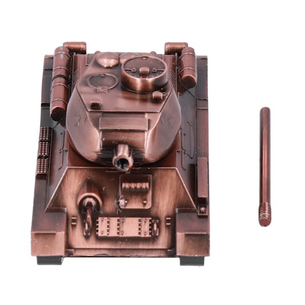 Tankmodell Dekoration Multifunktionell Retro Design Slitstark Militärtank Ornament för Gåvor Souvenirer Samlingar