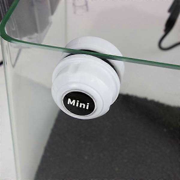 Valkoinen Sunny Akvaarion Puhdistaja Mini Magneettinen Akvaarion Puhdistusharja Lasille Kannettava Akvaarioharja Ikkunanpesin Pesuri 8mm