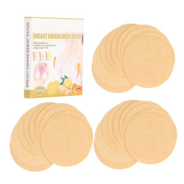 30pcs Bust Tightening Patch Increase Firmness Ginger Formula Lift Tone Bust Lifting Patch for Women