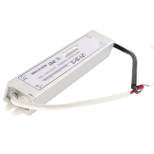 BERM Vattentät Strömförsörjning Aluminiumlegering Switch Transformator Driver LPV-20-12 20W DC12V
