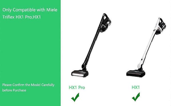 AC-adapteroplader erstatningsstrømkabel til Miele Triflex HX1 Pro stavstøvsuger hurtigopladning