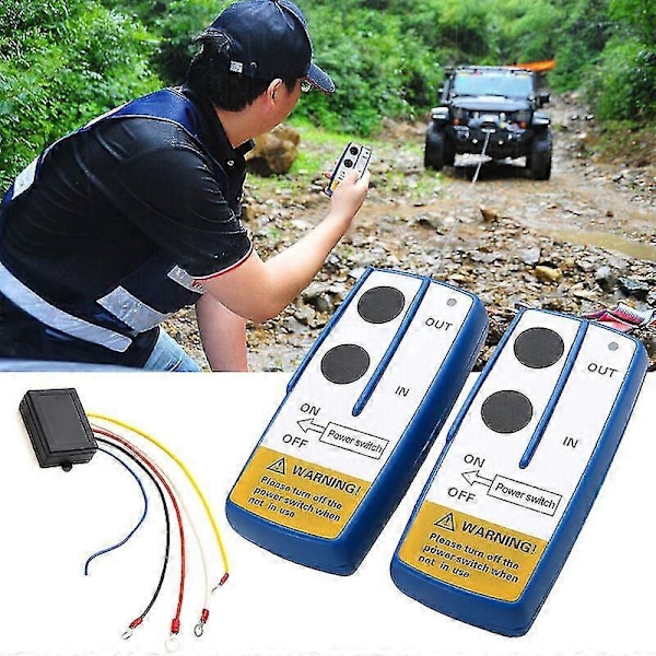 Nya produkter 2025, universal 12v 15m Trådlös Konsol Vinsch Fjärrkontroll Kit För Jeep Atv Suv