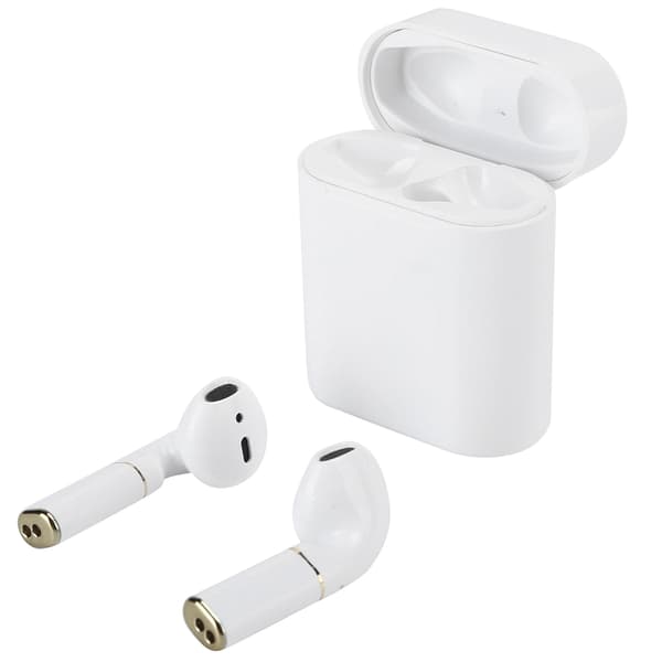 Bærbart Bluetooth 5.0-headset Ægte trådløse stereo-øretelefoner Opladningsboks med strømdisplay