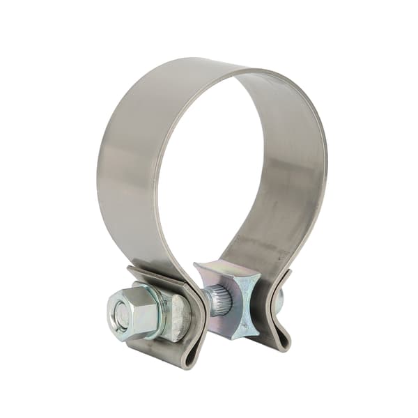 Universelle udstødningsbåndforseglingsklemmer Rustfri lyddæmperklemme Høj hårdhed til Downpipe Header Manifold 2,5 tommer