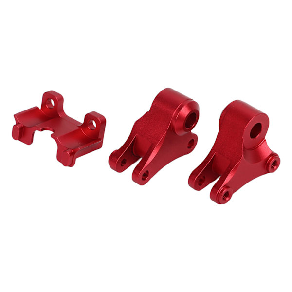 RC Bakre Gungbräda Aluminiumlegering Hög Hårdhet Hårt Slitstark Delikat 1/16 RC Bil Gungbräda Set för Traxxas E Revo VXL Röd