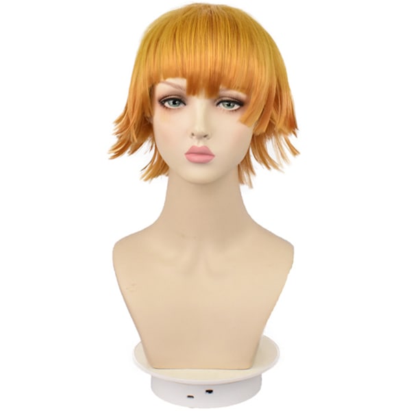 Cosplay Gradient Wig Costume Props Hengittävä Säädettävä Anime Cartoon Character Wig