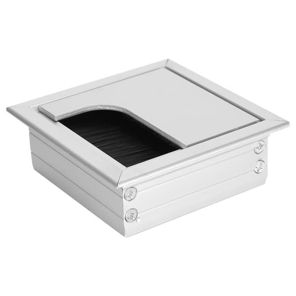 Bordskabelgenomföring i aluminiumlegering med borste för hem och kontor