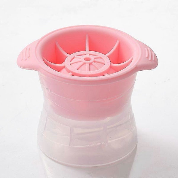 Rosa Stora sfäriska iskubbrickor 6 cm set om 2