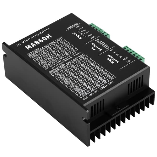 1 stk. Stepmotordriver-controllermodul 18-80V AC / 24-110V DC 7,2A til 2-faset 86-motor