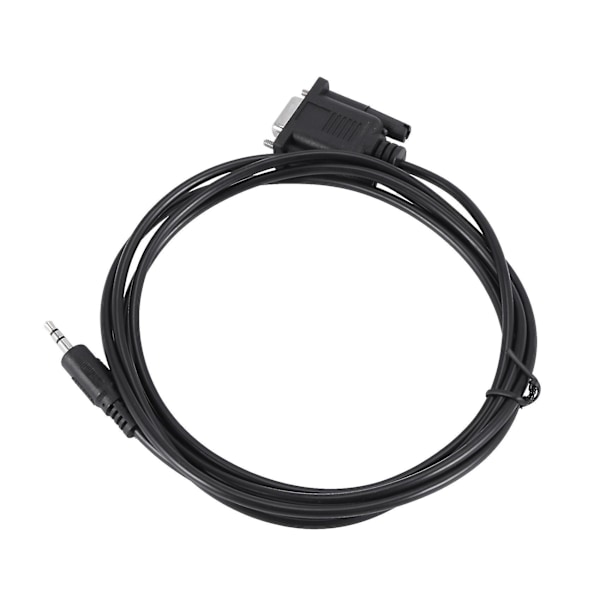DB9 9-pin VGA hunnkabel, DB9 hunn til 3,5 mm (1/8 tomme) stereo hann seriell datakabel - 1,8 meter - B13