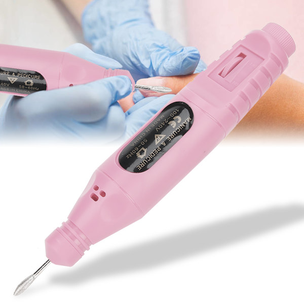 USB -kannettava sähköinen kynsiporakone kynsiporakone manikyyri kynsilakkatyökalu KitPink USB