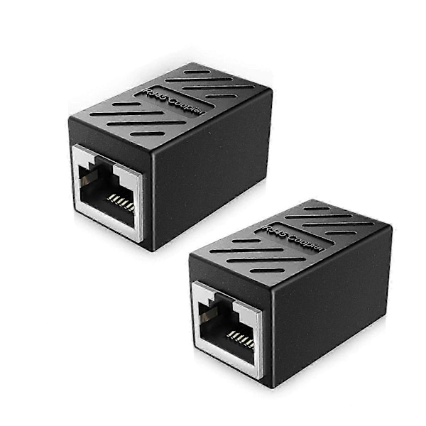 RJ45 Kobling, Skjermet Ethernet Kobling, 8P8C LAN Kobling Ideell Ethernet Skjøteadapter (CAT5/CAT5e/CAT6)