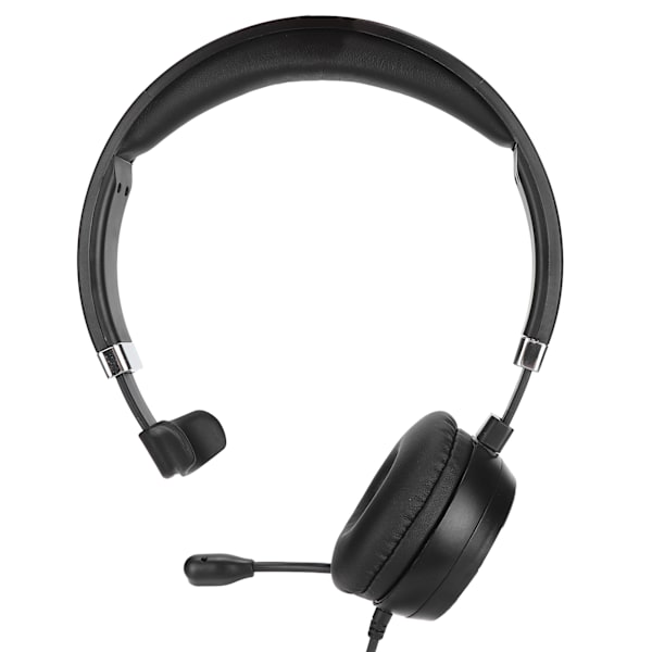 Telefon headset USB Singe‑Ear telefon headset med mikrofon og lydkontroll