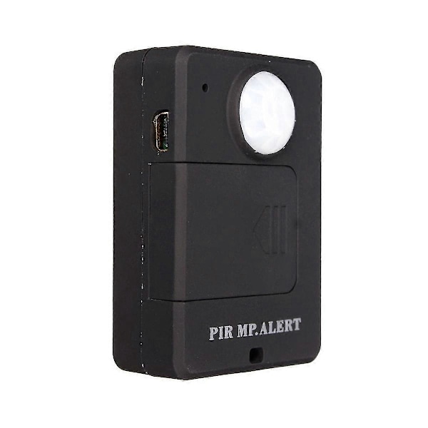 Mini GSM PIR Alarm Rörelsesensor Alarm Infraröd Trådlös GSM Alarm Stöldskydd Rörelsedetektor med EU-kontakt