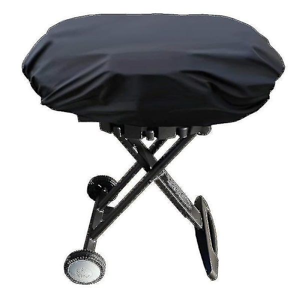 Bbq Rolling Cart Grill Cover til Weber Q2000 Q200 - 90*55*27cm