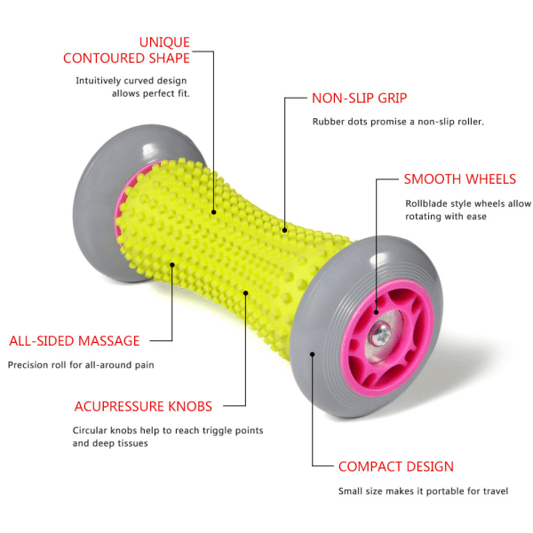 Jalkahierontarullat kantapäälihasten rullat Kipua lievittävät rullat plantaarifaskiitin hoitoon