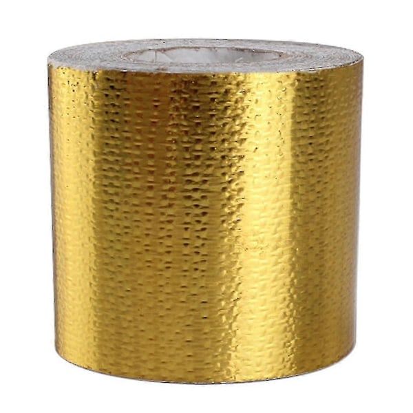 Värmereflekterande självhäftande tejp för högtemperaturbandage - Skyddstejp 5m*5cm-Guld