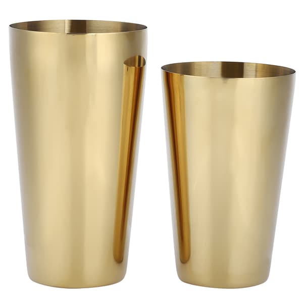304 rustfritt stål cocktail shaker flaskesett bartender bar tilbehør barware verktøy gull