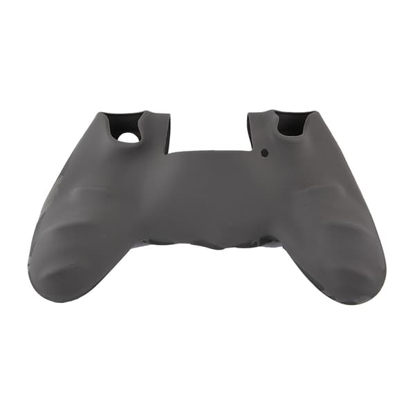 Mykt silikonhylse støvtett deksel håndtak for PS4-kontroller grå