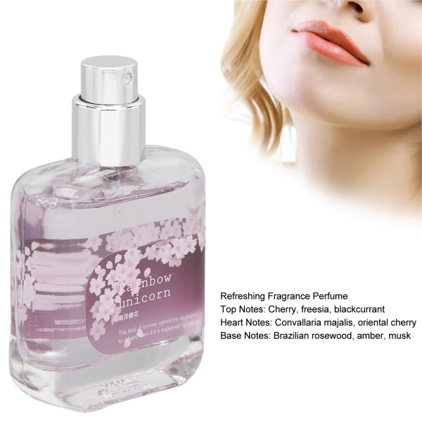 Kvinnor Parfym Spray Blommig Fruktig Uppfriskande Fin Mist Långvarig Doft Spray för Dating 30ML