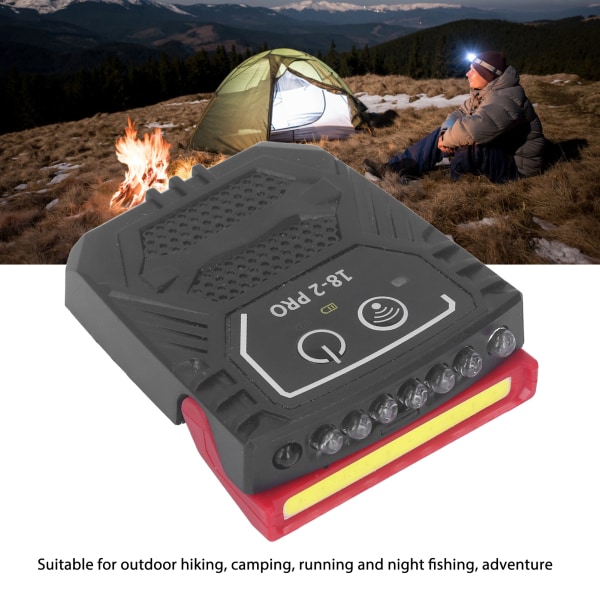 Vattentät uppladdningsbar LED-strålkastare för camping, cykling, löpning och fiske
