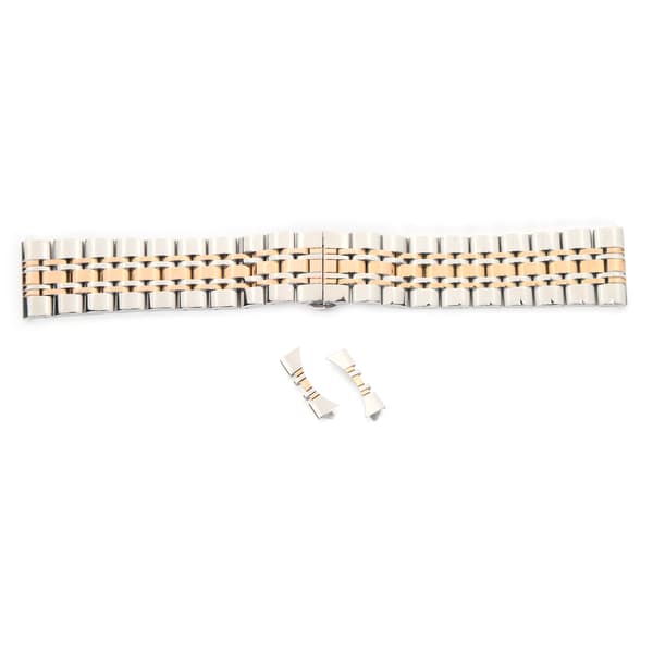 24 mm urrem i rustfrit stål Udskiftning af urrem Tilbehør til urmager Rose Gold